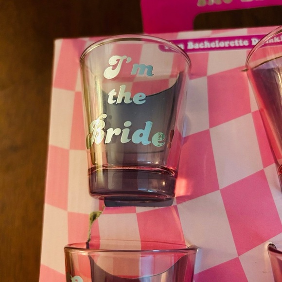 The Last Disco Team Bride bachelorette party set 9 shot glasses drinking game - Picture 3 of 4